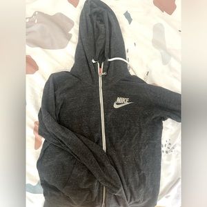 Dark Grey Nike zip up